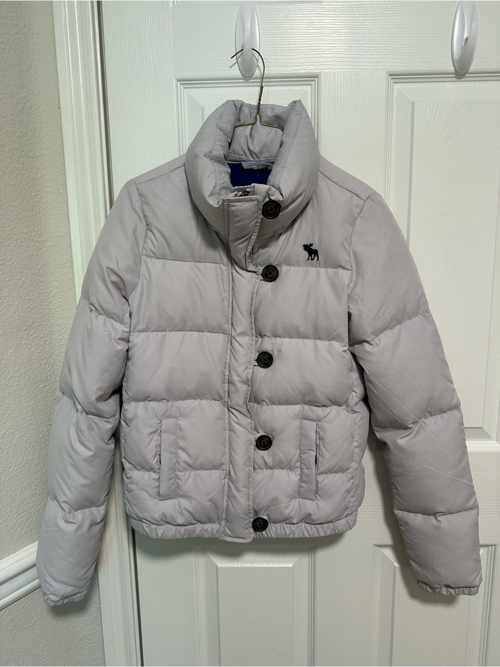 Y2K Abercrombie Kids Puffer Jacket w/ Detachable Hood